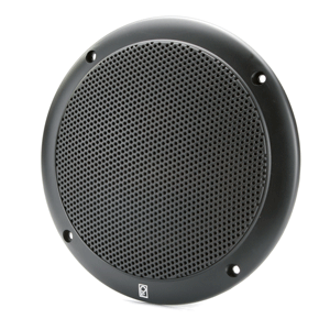 Poly-Planar MA4054 4" Round Two Way Marine Speaker (Black)