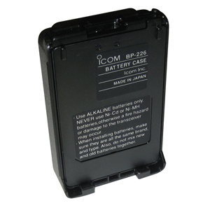 ICOM ICOM BP226 ALKALINE BATTERY TRAY FOR M88 5 AA BATTERIES