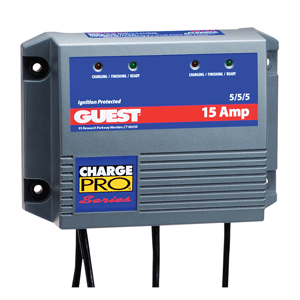 GUEST GUEST 2613A CHARGER 15 AMP 3 BANK