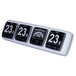 NavPod GP141 Precut f/Raymarine 4 ST60s f/9.5" Guard