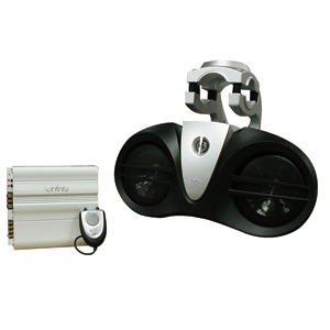 Infinity 6100m Speaker W/ Control Head And Main Amp - 6100M