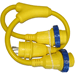 CHARLES (2) 30 AMP 125V CONN TO (1) 30 AMP 125V PLUG YELLOW