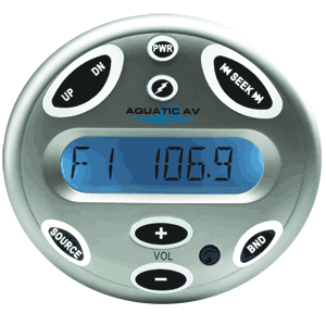 Aquatic Flush Mount Remote for DVD CONTROL CENTER Aquatic Flush Mount Remote for DVD CONTROL CENTER