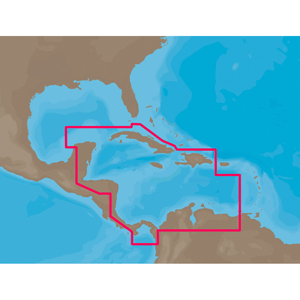 C-Map NA-C502 - Western Caribbean Sea - C-Card