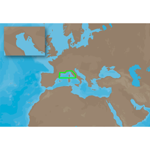 C-MAP NT+ EM-C101 - France Mediterranean Coasts - Furuno FP-Card