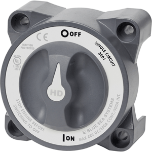 Blue Sea 3001 HD-Series Battery Switch Single Circuit ON/OFF wit