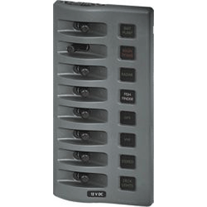 Blue Sea 4308 WeatherDeck Water Resistant Fuse Panel - 8 Positio