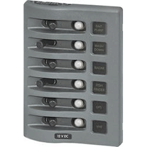 Blue Sea 4376 WeatherDeck Water Resistant Circuit Breaker Panel