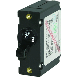 Blue Sea 7204 AC / DC Single Pole Magnetic World Circuit Breaker