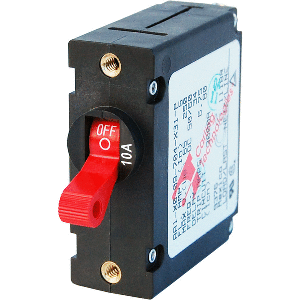 Blue Sea 7205 AC / DC Single Pole Magnetic World Circuit Breaker