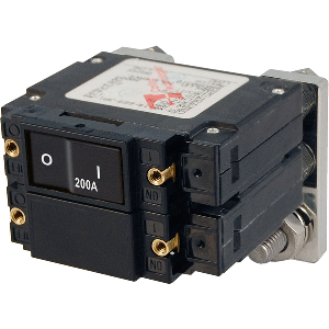 Blue Sea 7476 C - Series Flat Circuit Breaker, Single and Double