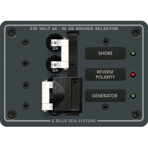 Blue Sea 8161 AC Toggle Source Selector (230V) - 2 Source
