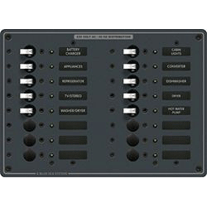 Blue Sea 8561 AC 16 Position 230v (European) Breaker Panel (Whit
