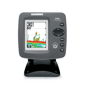 Humminbird 343C Transom Mount Color Fishfinder
