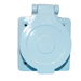 CHARLES 30 AMP 125 VOLT  INLET - WHITE POLYCARBONATE