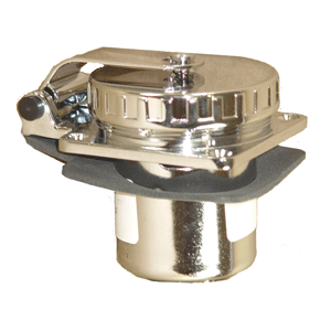 Charles 50 Amp, 220V International Inlet - Chrome Charles 50 Amp, 220V International Inlet - Chrome