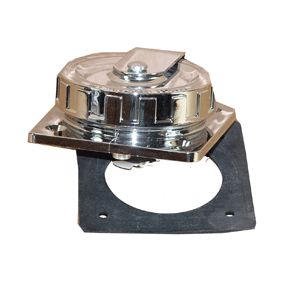 Charles Phone/TV Inlet - Chrome Abs with Threaded Cover