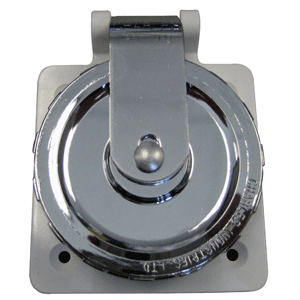 Charles Phone/TV Inlet - Chrome Plated Abs Cover