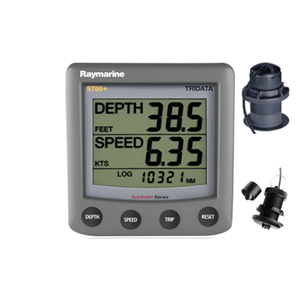 RAYMARINE ST60 PLUS TRIDATA W/SPEED & RETRACTABLE DEPTH