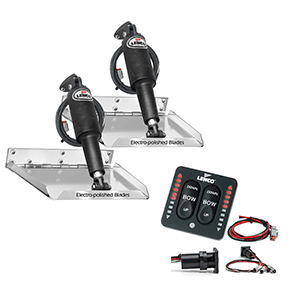 Lenco 12" x 9" Racing Tab Kit with Indicator Switch