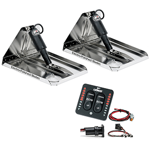 Lenco 12" x 12" Heavy Duty Performance Trim Tab Kit w/LED Indica Lenco 12" x 12" Heavy Duty Performance Trim Tab Kit w/LED Indica