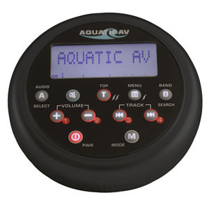 Aquatic Flush Mount Wireless RF/LCD Remote All CD & DVD
