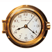 HOWARD MILLER NAVIGATOR SOLID  BRASS WALL CLOCK