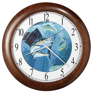 Howard Miller Sails & Fins Clock - By Guy Harvey