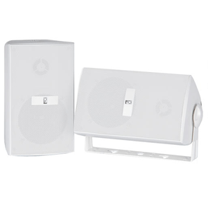 Poly-Planar MA3030W 4" Box Speakers - White