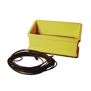 Garmin 2KW 200/50kHz, 5/17 degree angle Bronze In-Hull Transducer w/ Mounting Tank & ID