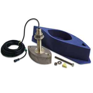 Garmin 200/50KHz, 6/19deg, 1KW, Bronze Thru-Hull Transducer w/ Depth, Temp, & Fairing Block