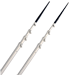 LEE'S 16.5' BRIGHT SILVER TELESCOPIC POLES F/ SIDEWINDER