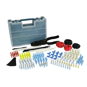 Ancor 225 Piece Electrical Repair Kit w/ Strip/Crimp Tool