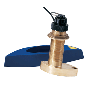 Raymarine B744VL Long Stem Bronze Thru hull Tri-ducer with Fairi