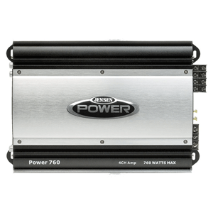 Jensen Power760 Amp - 760 Watts Peak Power - 4 Channel
