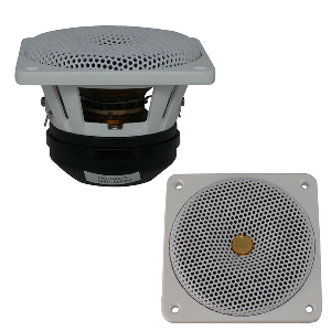 DC Gold N4C 4" Classic Series Speakers - White - 4 OHM