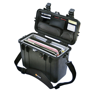 Pelican 1430 Top Loader Case w/ Padded Office Divider Set & Lid