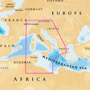 Navionics Platinum 33P SD Central Mediterranean