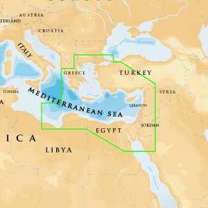 Navionics Platinum 34P - Mediterranean East - SD Card