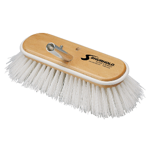 Shurhold 10" Polypropylene Stiff Brislte Deck Brush