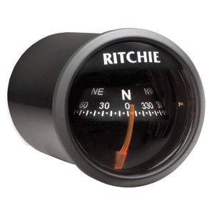 Ritchie X-21BB Compass - Dash Mount - Black/Black