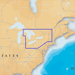 Navionics Platinum Plus 901PP - East Great Lakes - SD Card