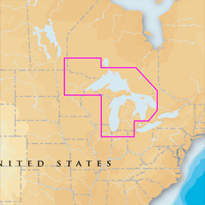 Navionics Platinum Plus 900PP - West Great Lakes - SD Card