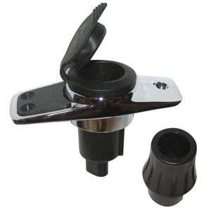 Perko Locking Collar Pole Light Mounting Base - 2 Pin - Chrome P