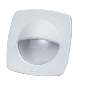 Perko L.E.D. Utility Light w/ Snap on Front Cover - White