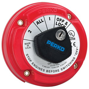 Perko 8504DP Medium Duty Battery Selector Switch w/Alternator Fi Perko 8504DP Medium Duty Battery Selector Switch w/Alternator Fi