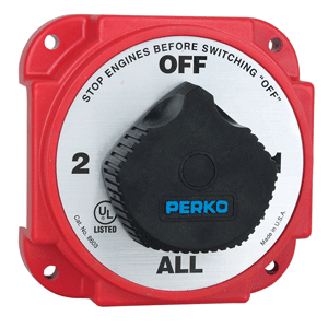 Perko Heavy Duty Battery Selector Switch w/ Alternator Field Disconnect