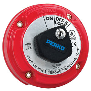Perko Medium Duty Main Battery Disconnect Switch w/ Key Lock