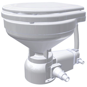 Raritan Sea Era Marine Size Electric Toilet - Remote Seawater -