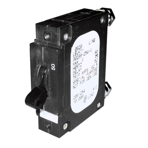 Paneltronics 'C' Frame Magnetic Circuit Breaker - CE - 40 Amp - Single Pole - Black